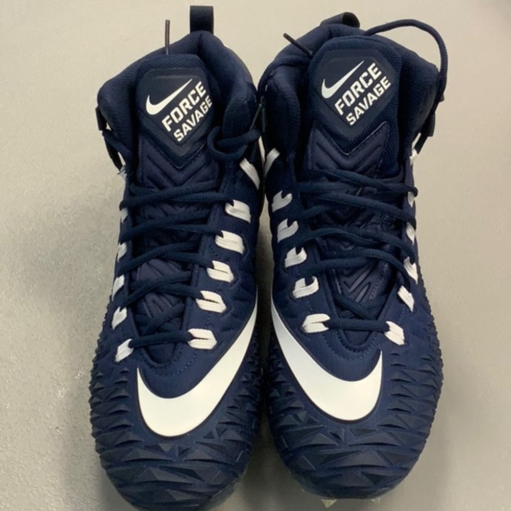 Nike Force Savage Pro Cleats NWT Mens College Navy/White